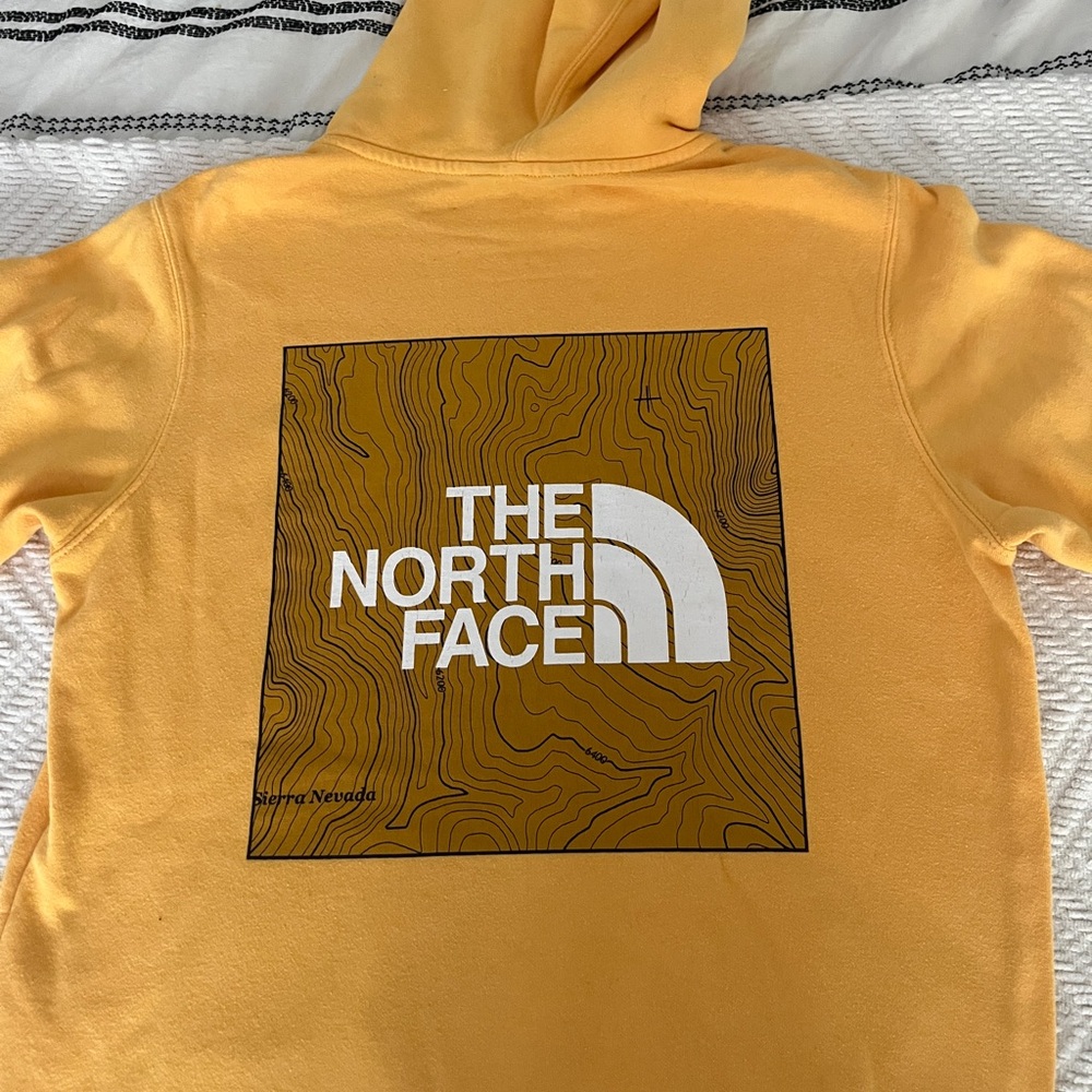 Men’s The North Face Yellow Hoodie Size Small